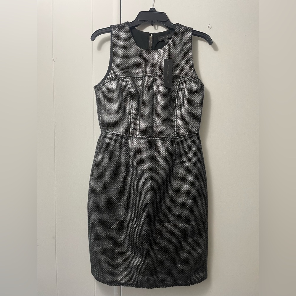 Banana Republic dress, size 6, new with tags, black and silver